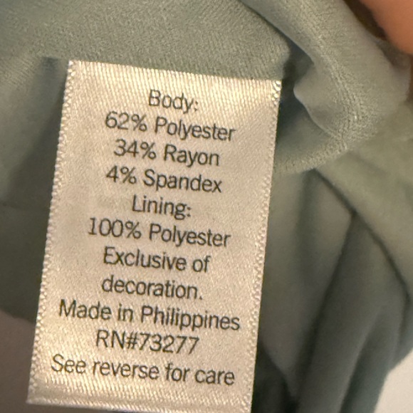 🏷️NWT Nine West Mint Green Mini Dress – Size M - Picture 7 of 7